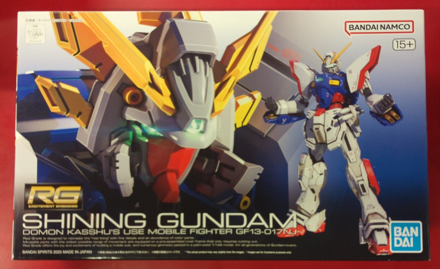 BANDAI SPRITS RG 1/144 Mobile Fighter G Gundam Shining Gundam 42