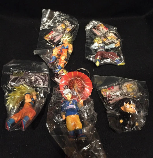 Banpresto ALL SONGOKOU 03/DBZ HQ Keychain Complete 5 Piece Set