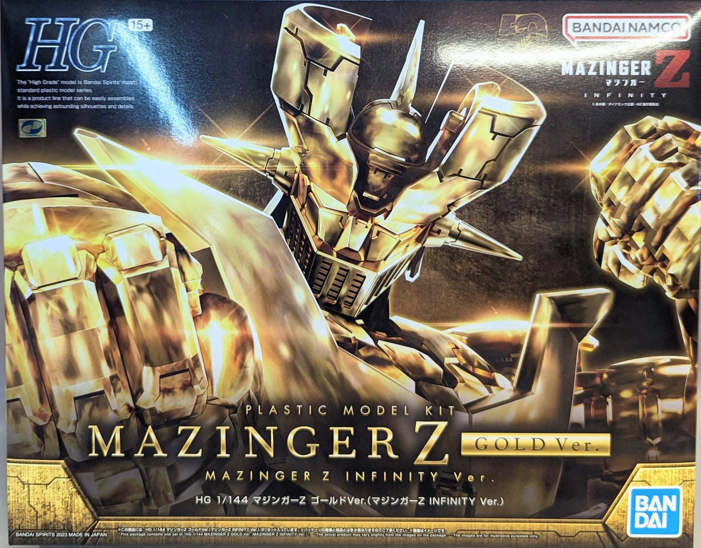 Bandai Spirits HG Mazinger Z Gold Ver. (Mazinger Z INFINITY Ver.)