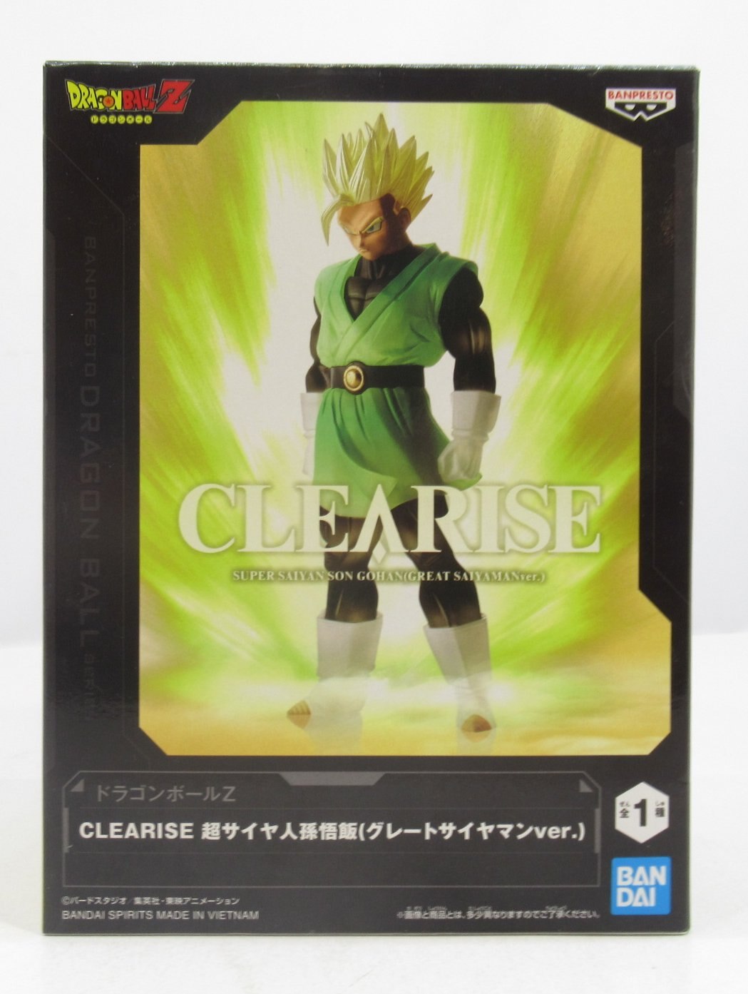 BANDAI SPIRITS CLEARISE Super Saiyan Son Gohan (Great Saiyaman ver.)