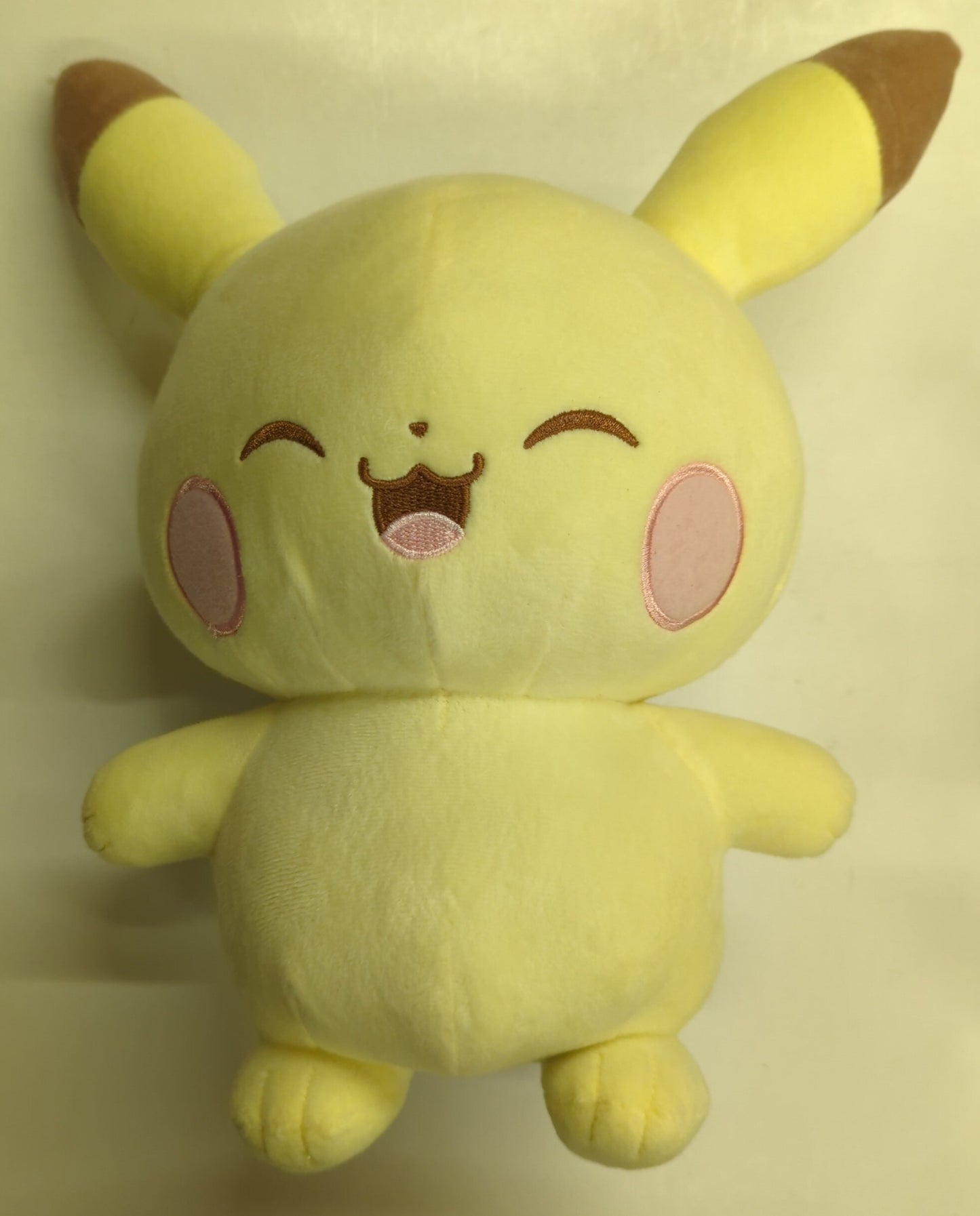 Bandai Spirits PokePeace Fluffy Plush Stuffed Toy Pikachu & Meowspur Pokemon Pikachu