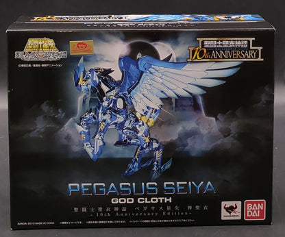 BANDAI Saint Seiya Myth Cloth Masami Kurumada Pegasus Seiya God Cloth 10th Anniversary Edition