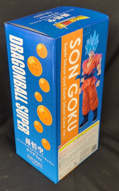 X-Plus Gigantic Series Son Goku Super-Saiyan Dieu Super-Saiyan Clear Ver.