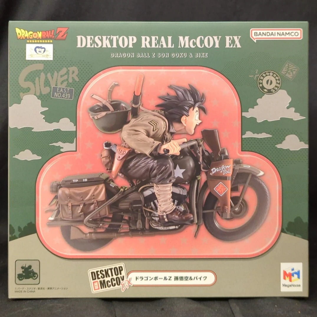 MegaHouse/Bandai Namco DESKTOP REAL McCOY EX Dragon Ball Z Son Goku& Bike