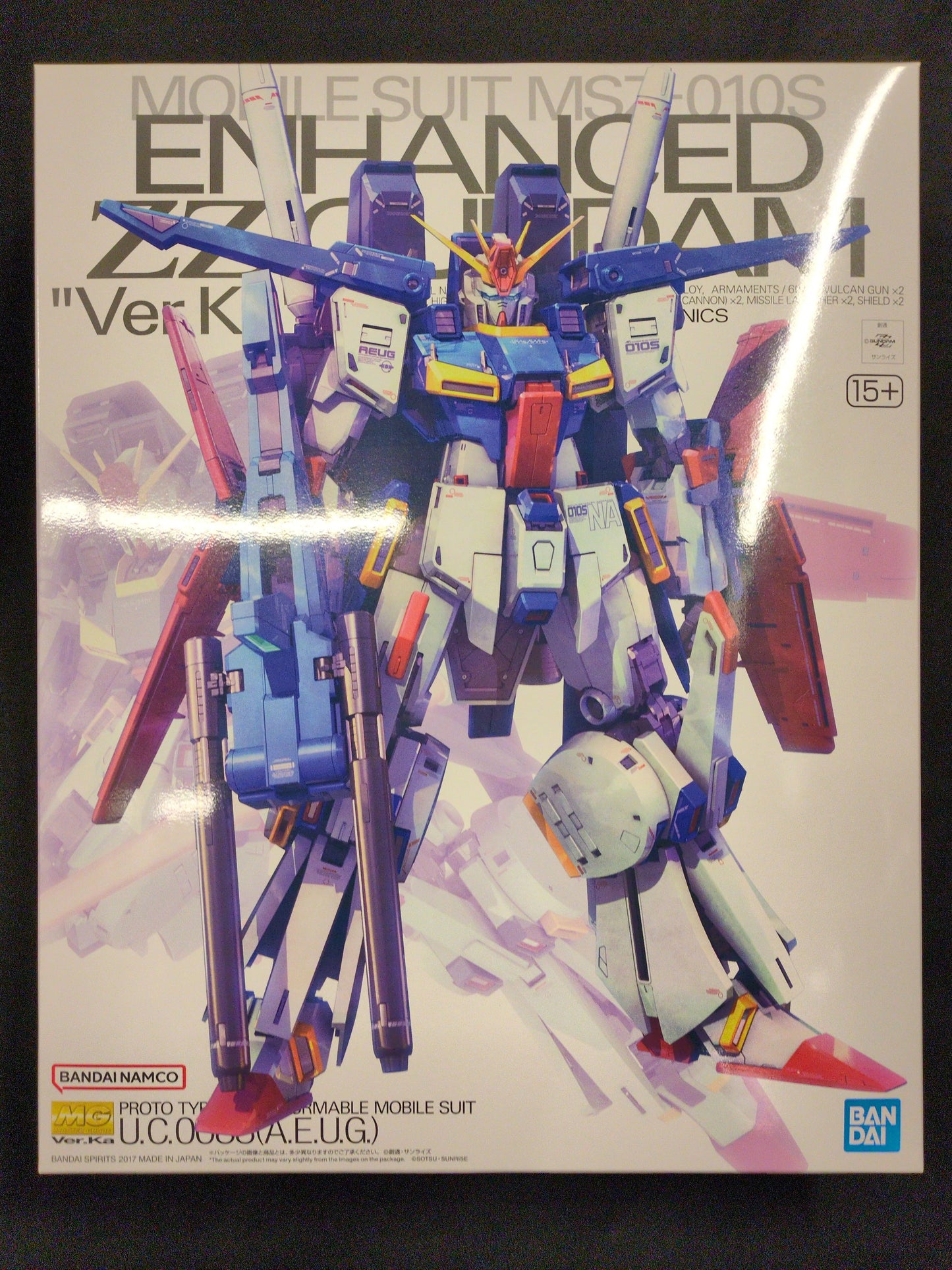 BANDAISPIRITS MG 1/100 Bandai Namco Enhanced double Zeta Gundam Ver.Ka/15+