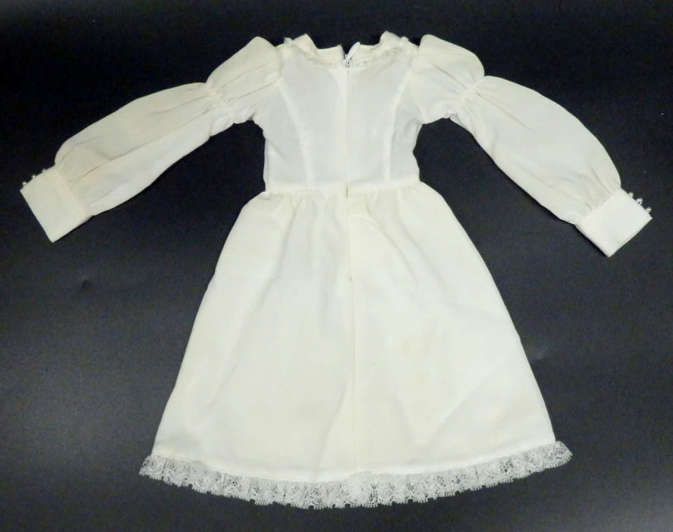 Doll Outfit 60cm or more (SD, DD, etc.) Long One Piece dress White