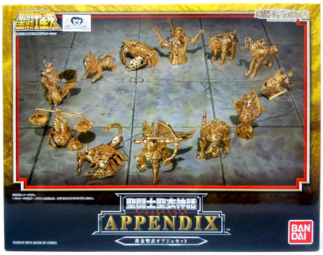 Bandai Saint Seiya Myth Cloth APPENDIX Appendix Masami Kurumada Gold Cloth －objet d'art Tamashii Web Limited Edition