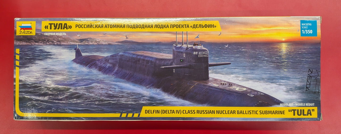 Zvezda 1/350 `Tula` Delfin Delta IV Russian Nuclear Ballistic Missile Submarine