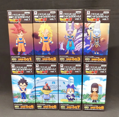 Banpresto WCF Dragon Ball Z Movie Version vol.1 Complete 8 Piece Set