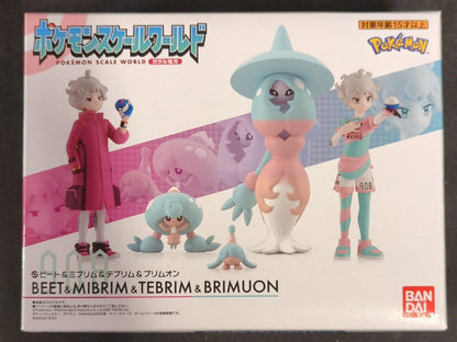 Bandai Pokemon Scale World Galar Region Pokemon Beet and Mibrim and Debrim and Brionne