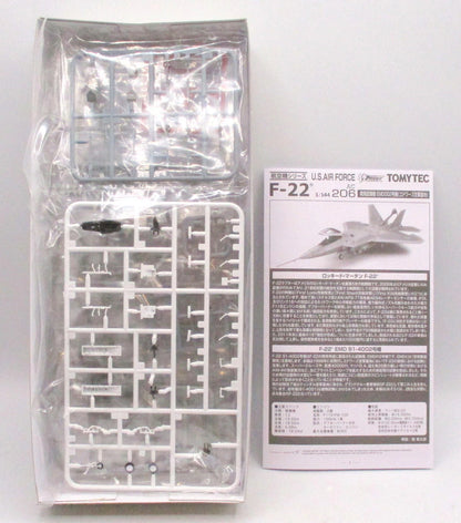Tomytec 1/144 Gijutsu MIX US Force aérienne F-22 Avion d'essai de développement EMD002 Edwards AC206