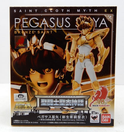 Bandai - Saint Seiya Myth Cloth EX Pegasus Seiya Reborn Bronze Cloth Masami Kurumada hot-blooded picture road 40Th Anniversary Edition