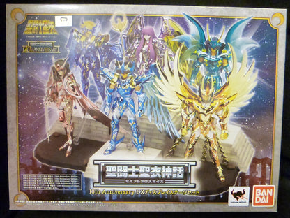 Bandai Saint Seiya Myth Cloth Masami Kurumada 10th Anniversary DX Display Stage set