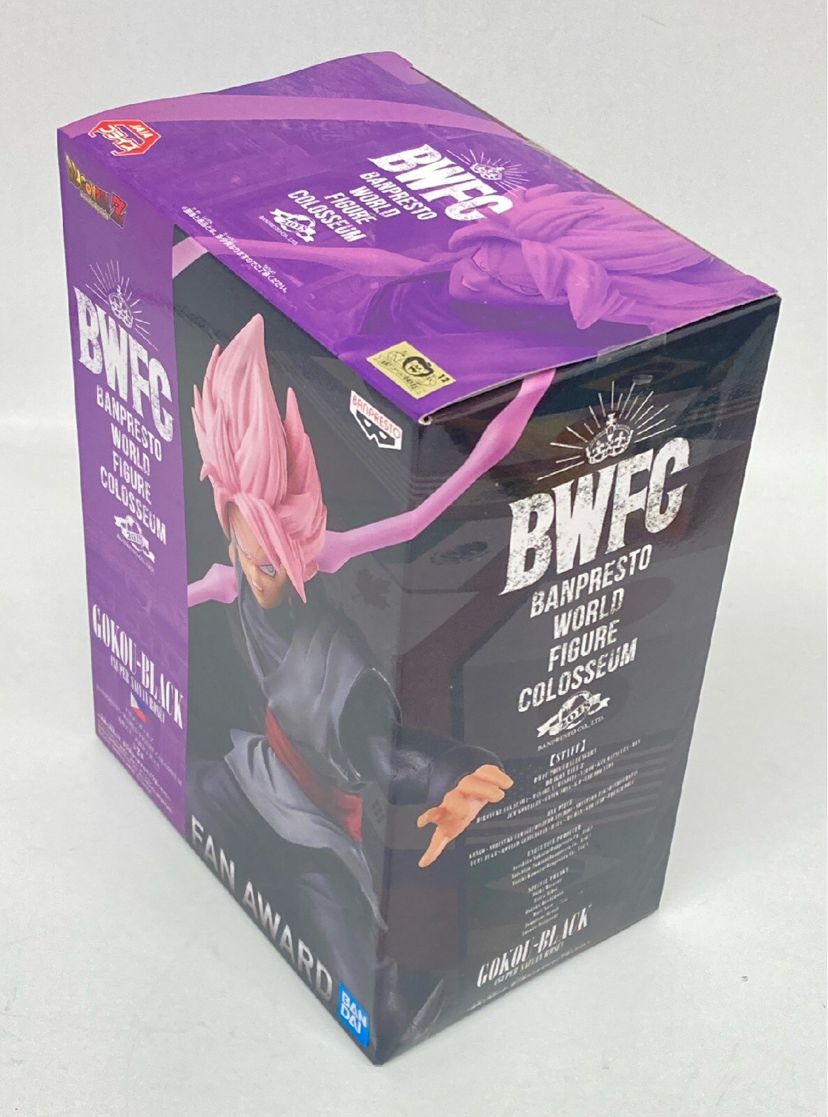 BANDAI SPIRITS BWFC Dragon Ball Modeling Tenkaichi Budokai 2 Part 9 Goku Black Super Saiyan Rose (Normal Color)