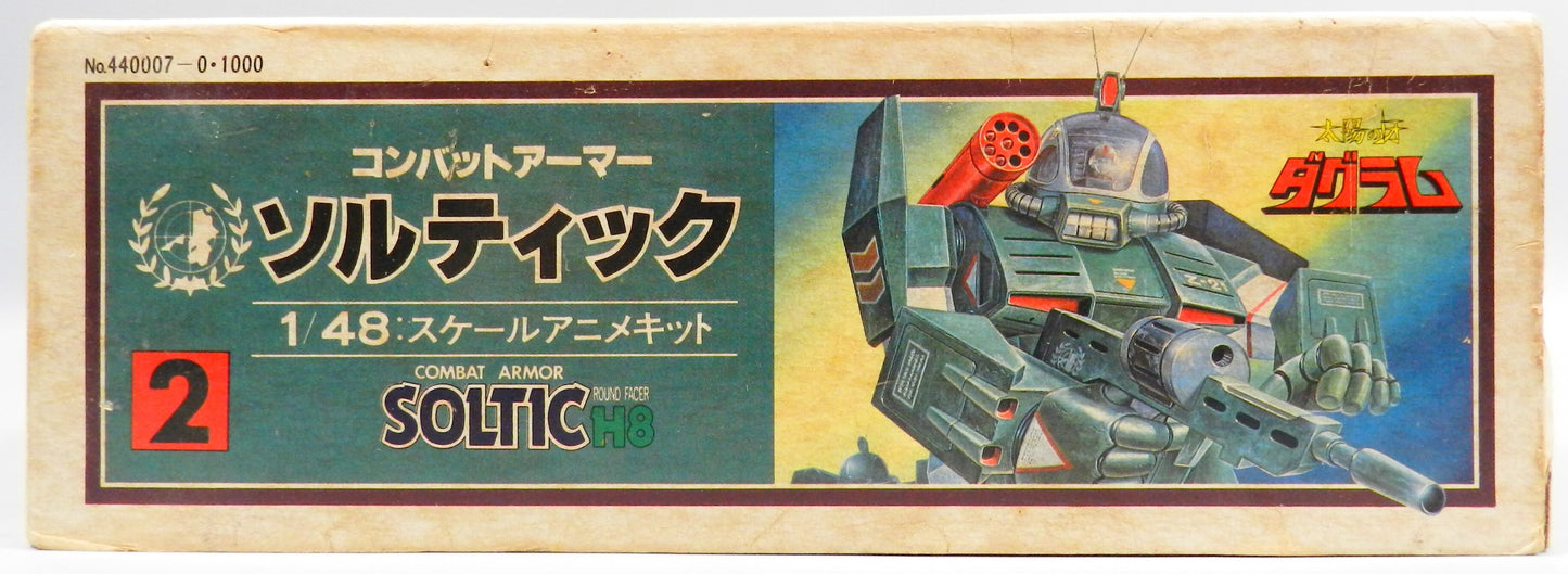 Takara Dougram 1/48 Scale Anime Kit Soltic (verde) Scatola originale 1/48 2