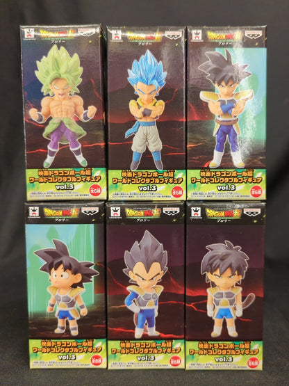 Banpresto WCF Dragon Ball Vol.3 Complete 6 Type Set