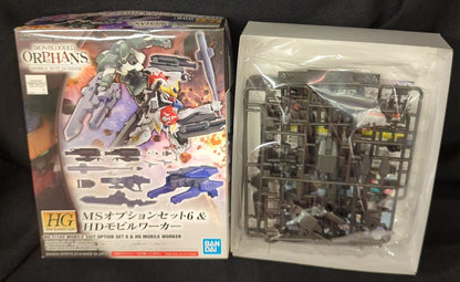 Bandai HG 1/144 Mobile Suit Gundam: Iron-Blooded Orphans MS Option Set 6 & HD Mobile Worker 006