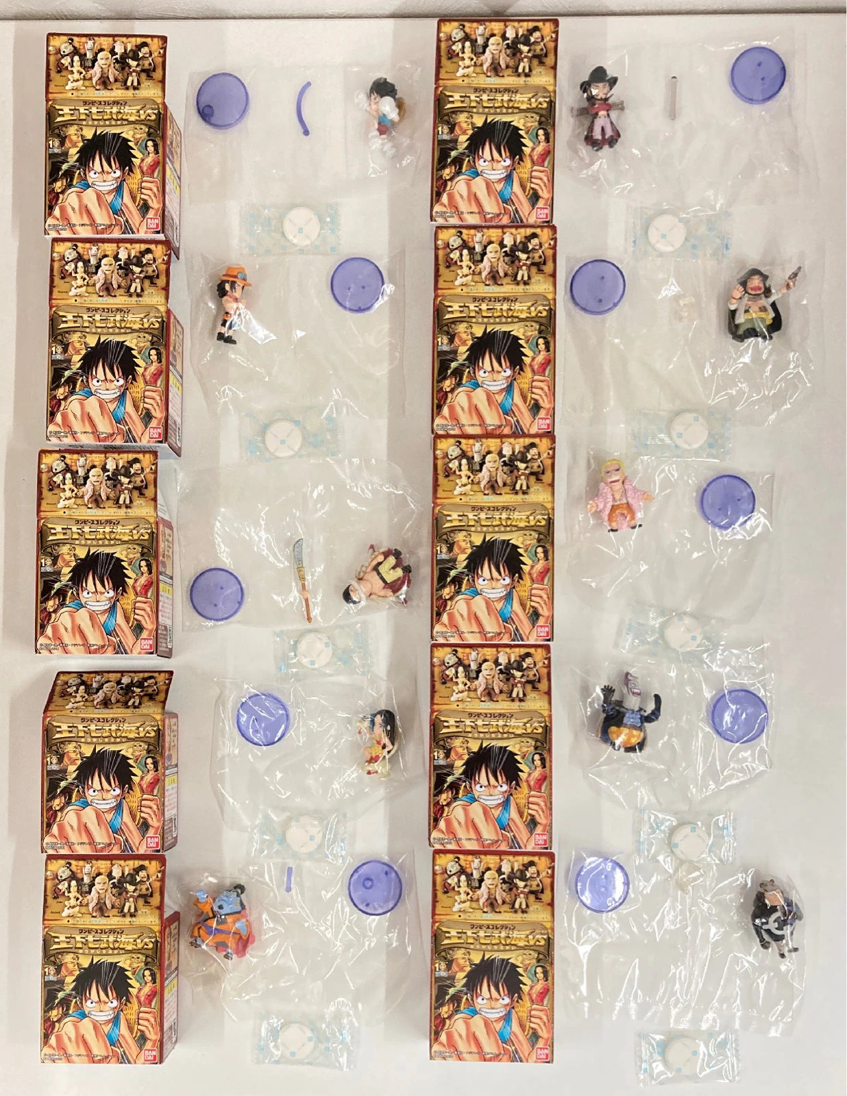 Bandai One Piece Collection - The Oka Shichibukai VS Complete 10 Type Set