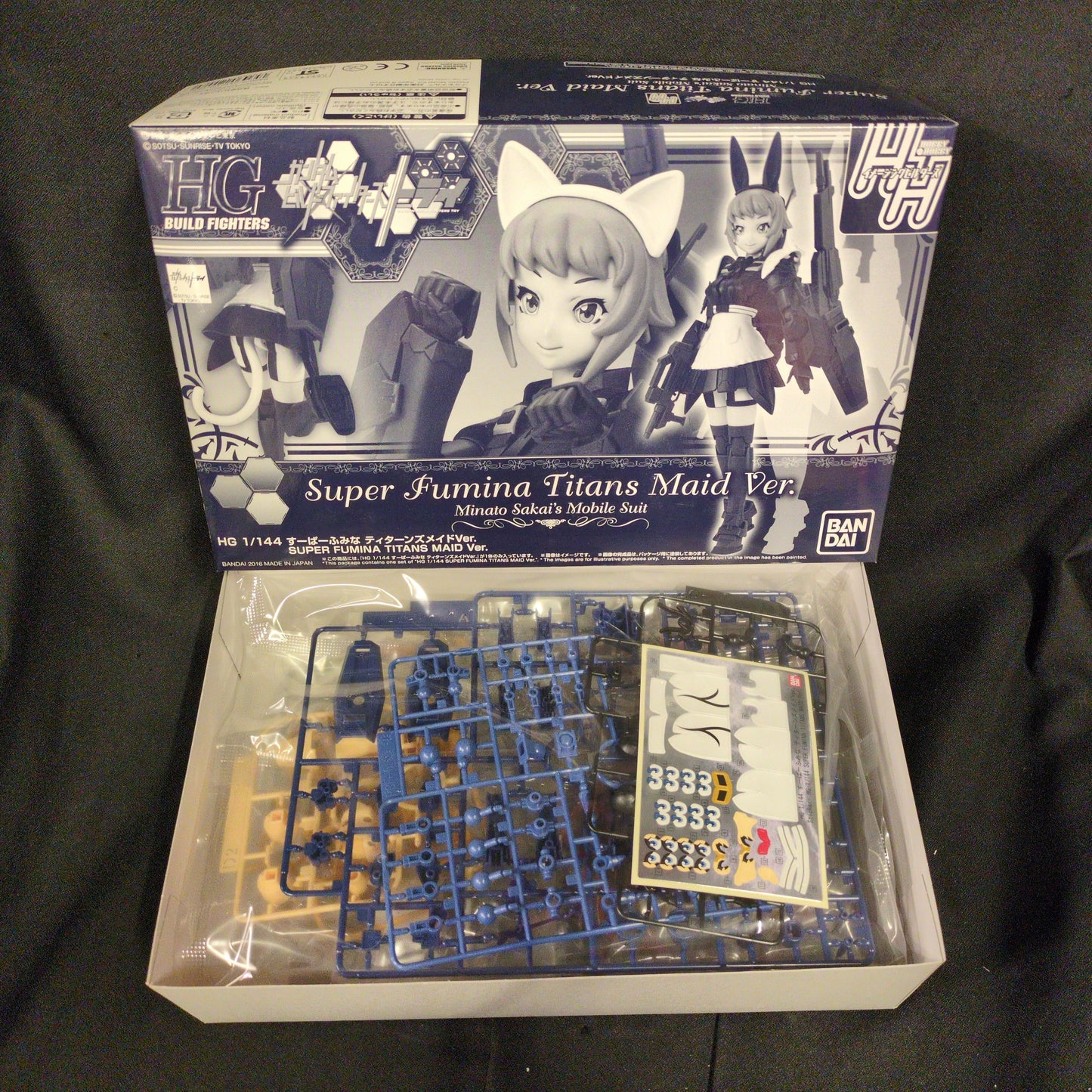 Bandai HG BUILD FIGHTERS 1/144 Gundam Build Fighters Try Super Fumina Titans Maid Ver.