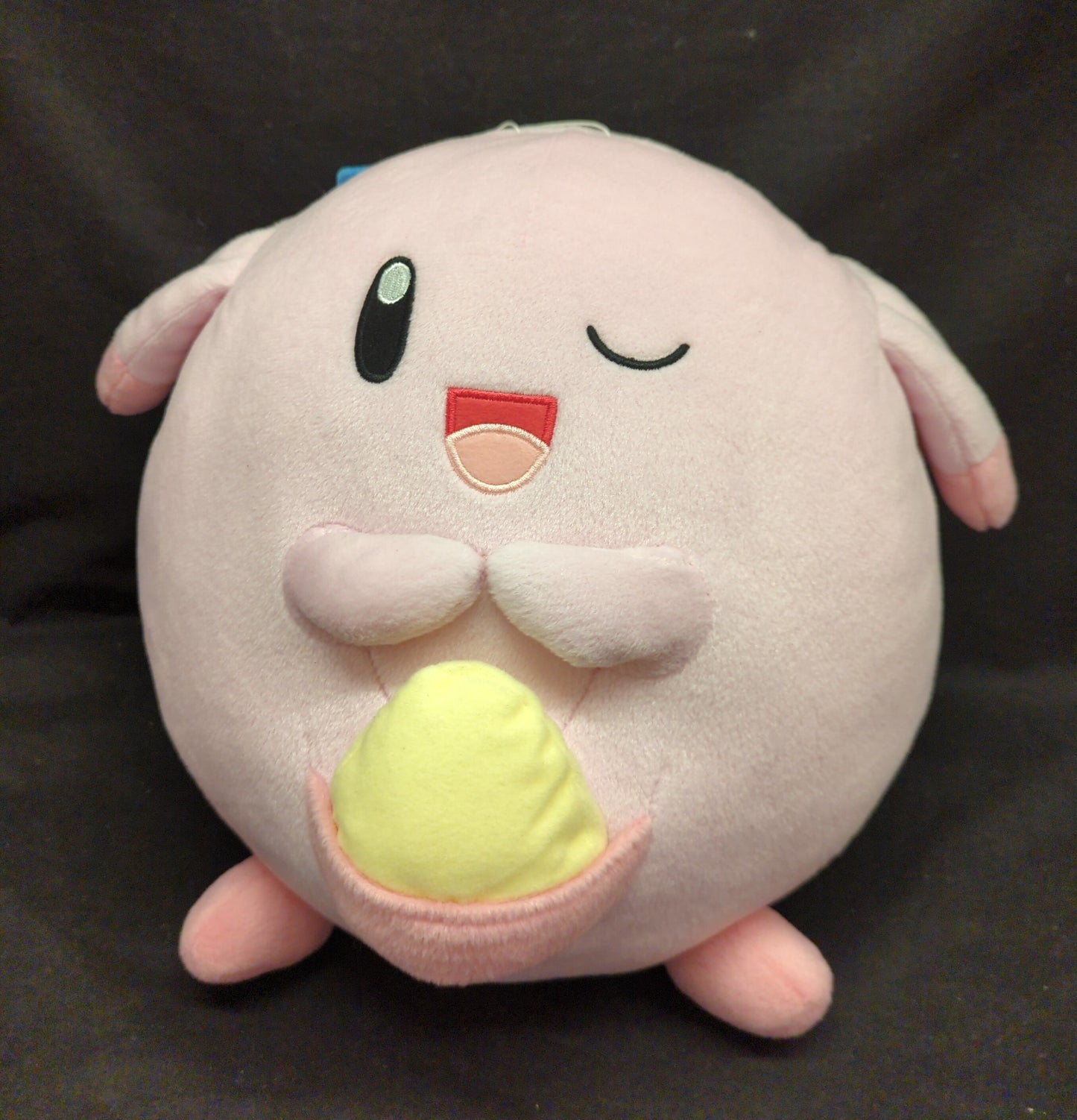 Bandai Spirits Super Large Round Plush Stuffed Toy/Singing Lucky Pokemon Lucky