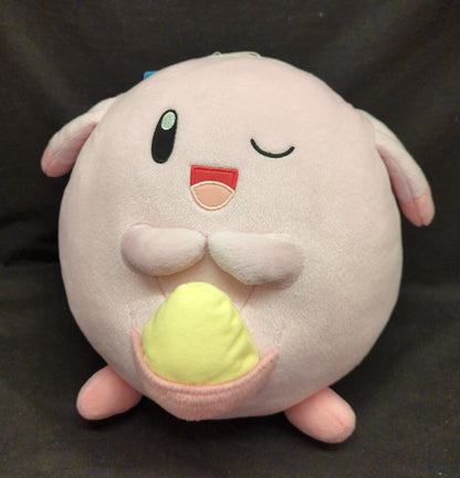Bandai Spirits Super Large Round Plush Stuffed Toy/Singing Lucky Pokemon Lucky