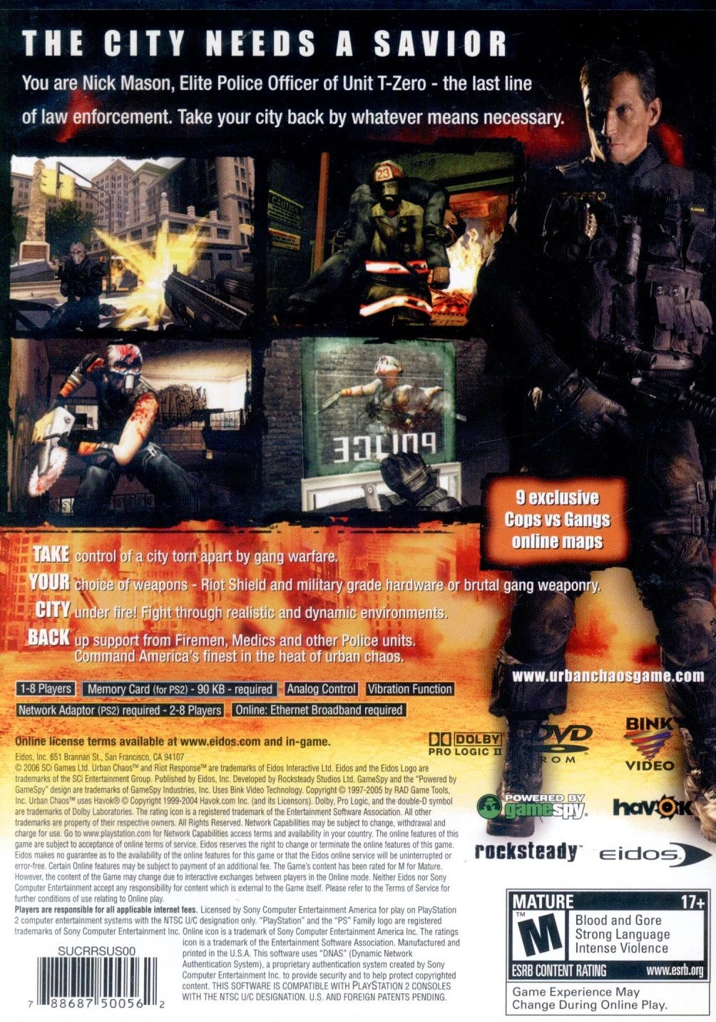 URBAN CHAOS Overseas version