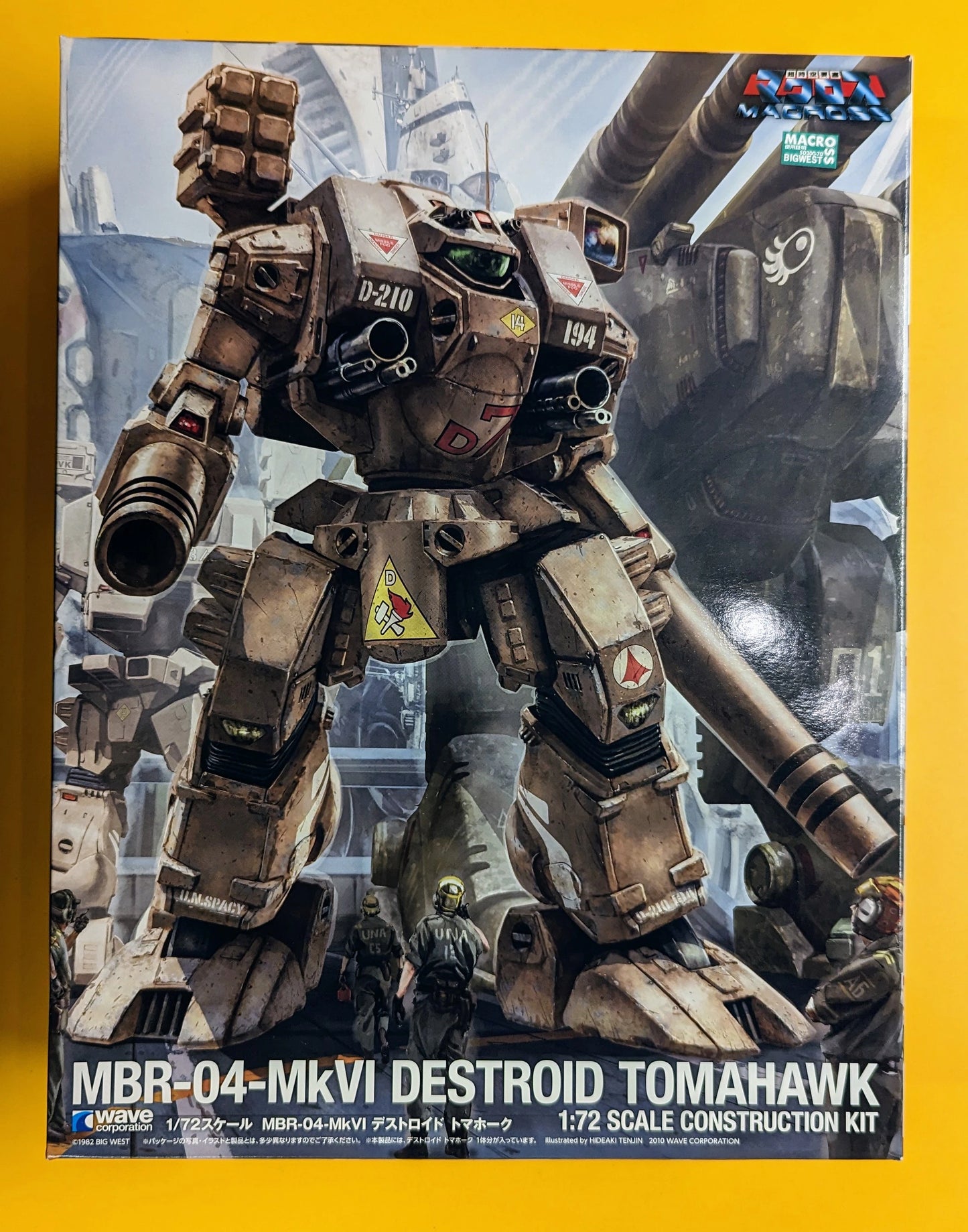 Wave Super Dimension Fortress Macross 1/72 Destroid Tomahawk/Macross