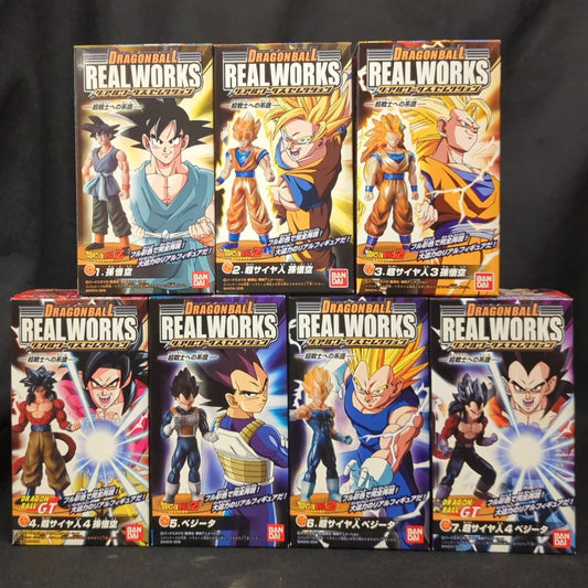 Bandai Real Works Selection Super Warrior Lineage Complete 7 Type Set
