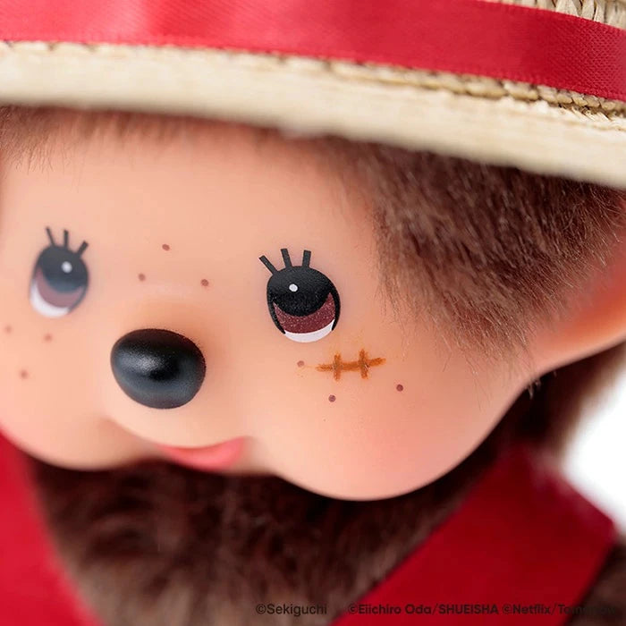 ★Tout neuf★ Sekiguchi Monchhichi x Netflix ONE PIECE Saison 2 Luffy Monchhichi Taille S