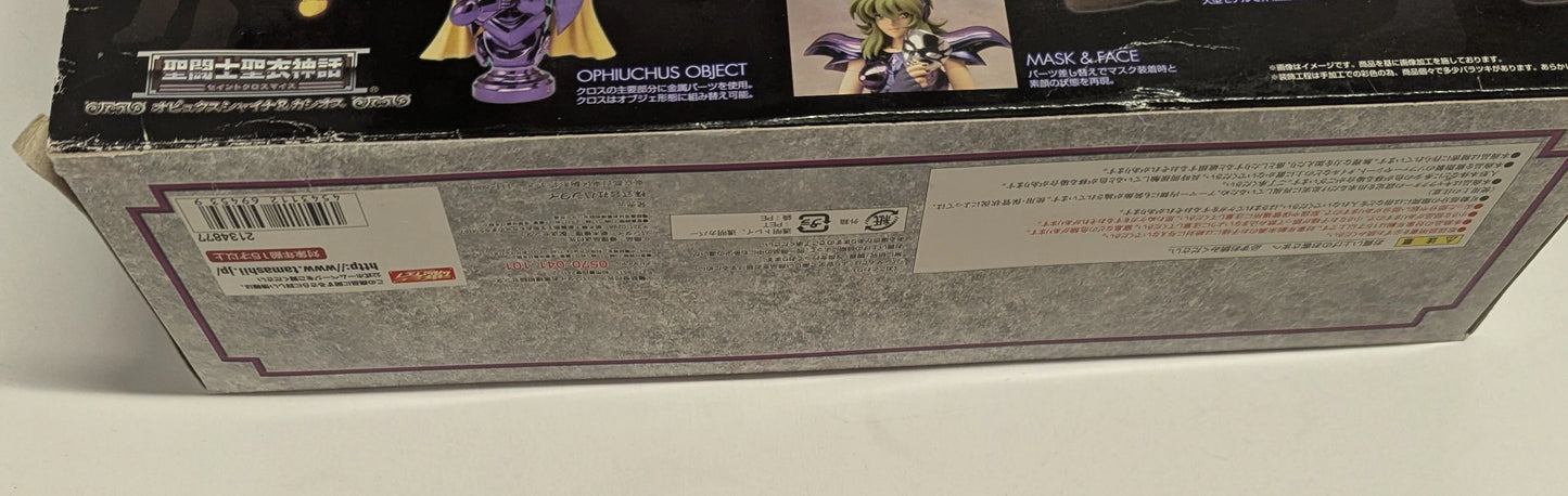 BANDAI Saint Seiya Myth Cloth Masami Kurumada Ophiuchus Shaina and Cassios