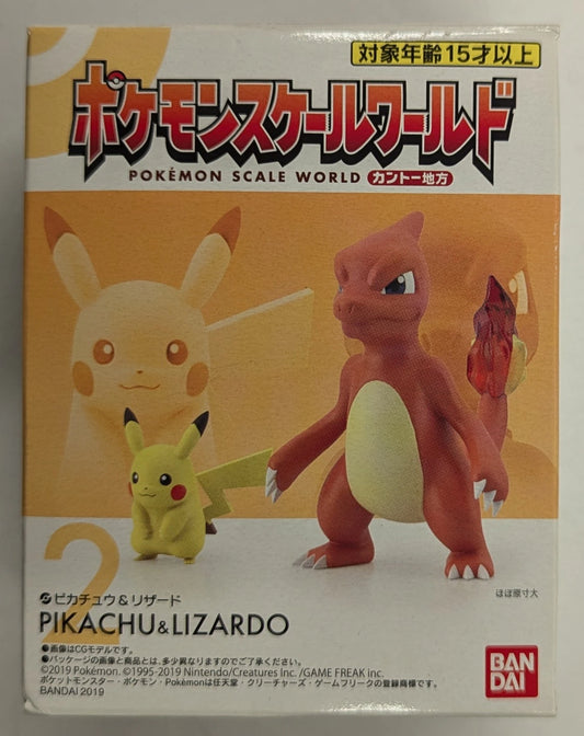 Bandai Pokemon Scale World Kanto Region Pikachu and Charizard 2