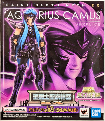 BANDAINAMCO/BANDAISPIRITS Saint Seiya Myth Cloth EX Masami Kurumada Aquarius Camus (Surplice) <20th Revival Edition>