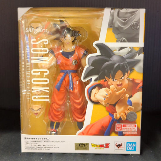 BANDAI SPIRITS SHFiguarts Son Goku -Saiyan raised on Earth- Blue Bandai version