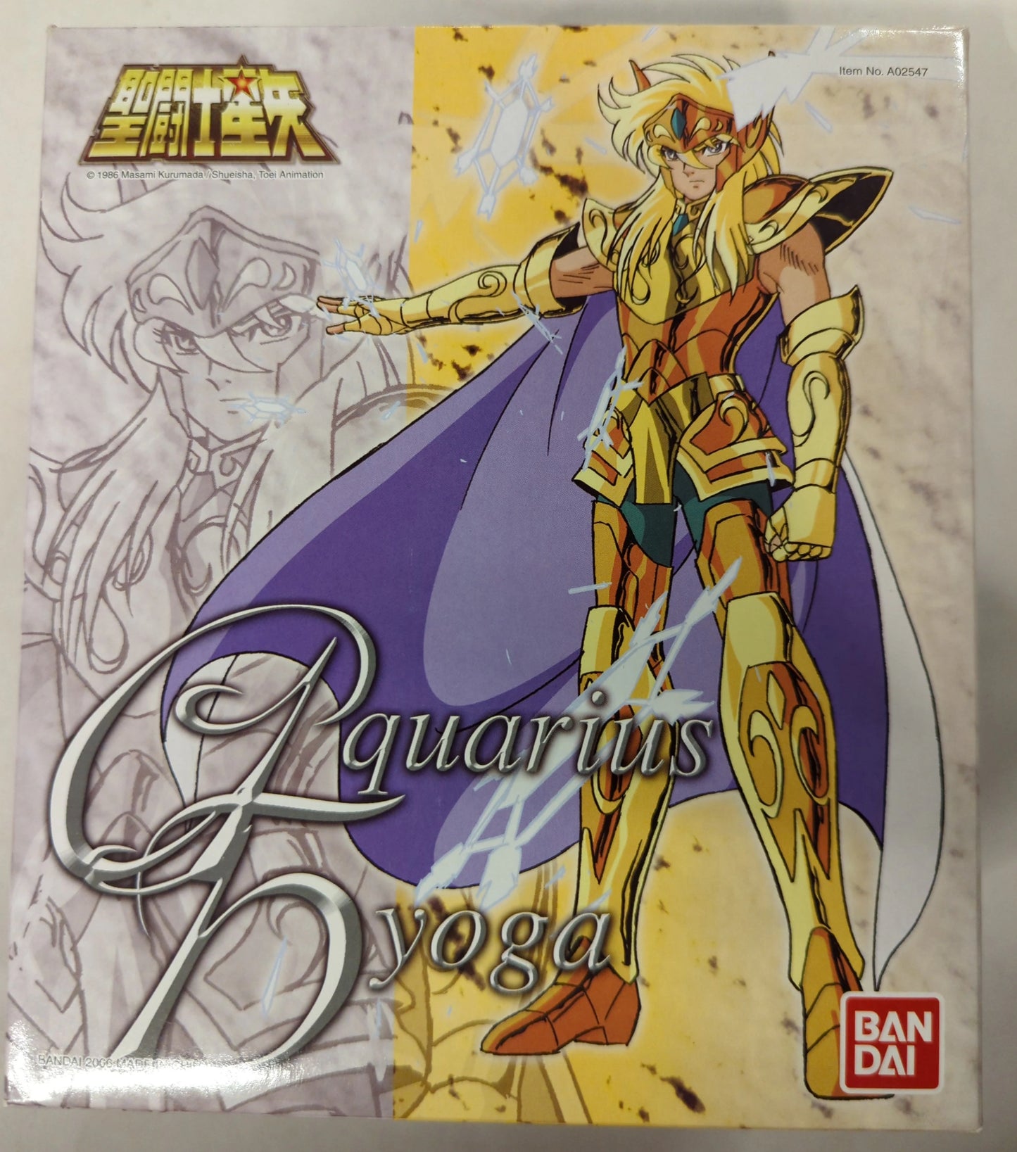 BANDAI ASIA Hong Kong Saint Seiya Masami Kurumada Aquarius Hyoga(Gold Cloth)/ Aquarius Hyouga