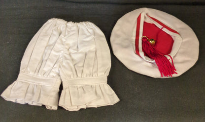 Doll Outfit 40-50cm size (MSD, Obitsu 50, etc.) Sailor Suit One Piece Red White
