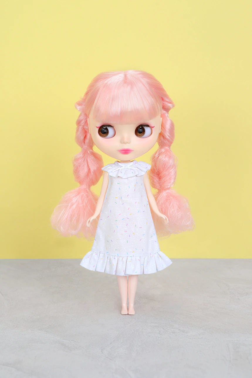 ★Brand New★ Junie Moon Dear Darling 22cm Doll Size (Neo Blythe) Loving Care Dress Sprinkle