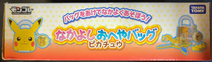 Takara Tomy Pokemon Nakayoshi Oheya Bag Pikachu