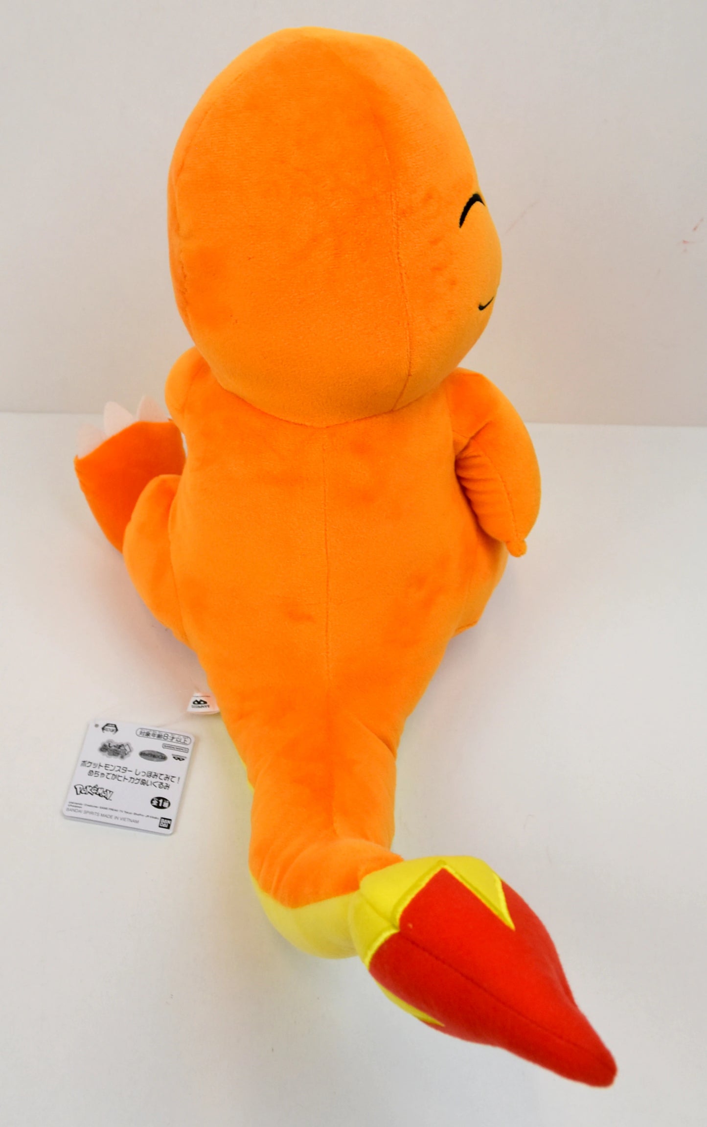 Bandai Spirits Look at the Tail! Massive Charmander Plush Stuffed Toy Pokemon [Charmander/CHARMANDER]
