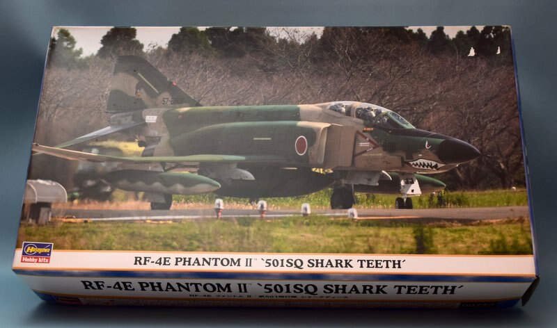 Hasegawa 1/72 RF-4E Phantom II 501st Squadron Shark Teeth Japan Air Self-Defense Force Reconnaissance Aircraft 00772