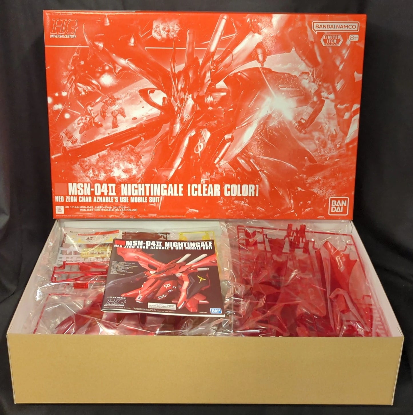 BANDAISPIRITS HGUC 1/144 Bandai Namco Nightingale Clear Color