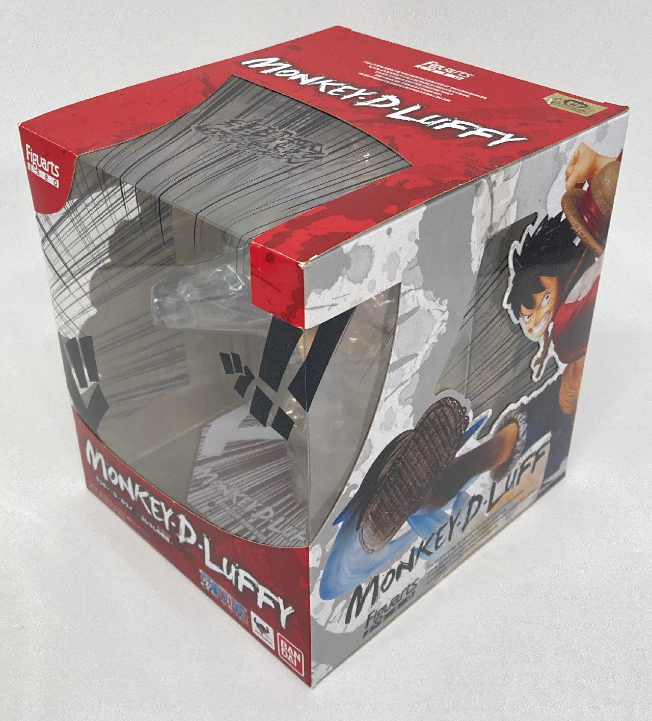 Bandai Figuarts ZERO Monkey D Luffy - rubber rubber hawk whip - PVC