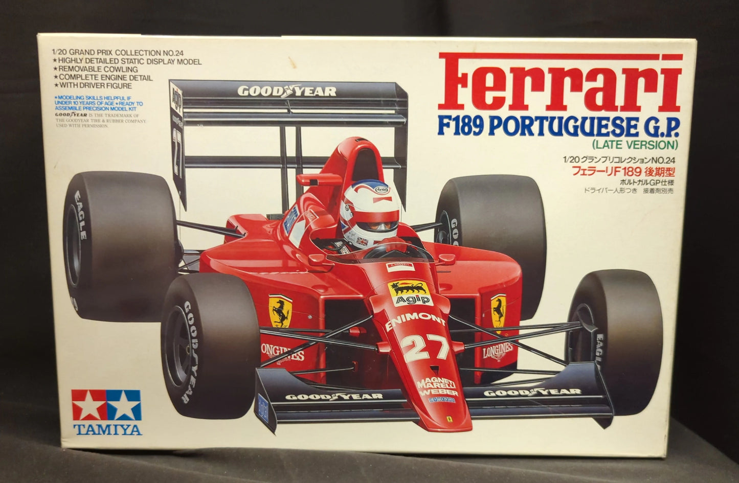 Tamiya 1/20 Grand Prix Collection Ferrari F189 Late Model Portuguese GP Specification 24
