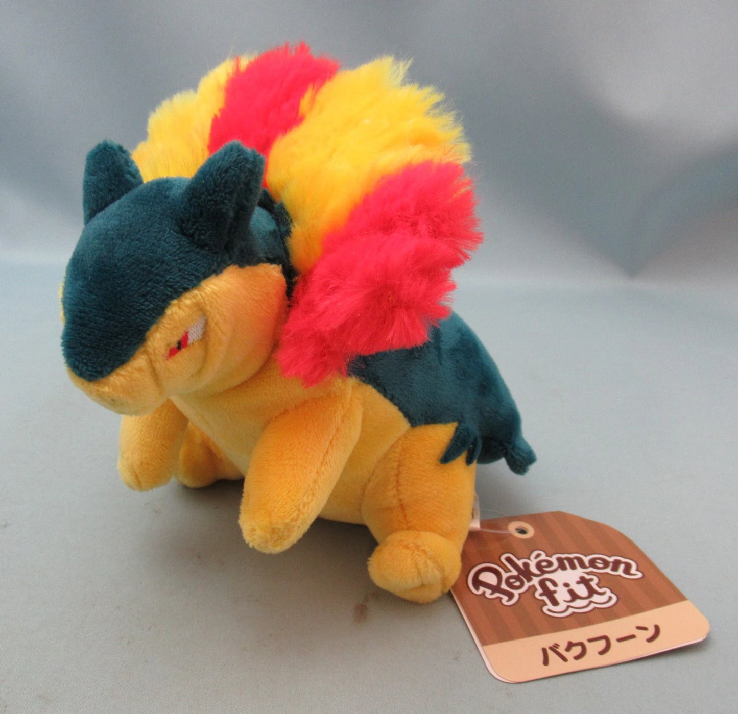 Takara Tomy Arts Pokemon Fit Plush Stuffed Toy Pokemon Typhlosion