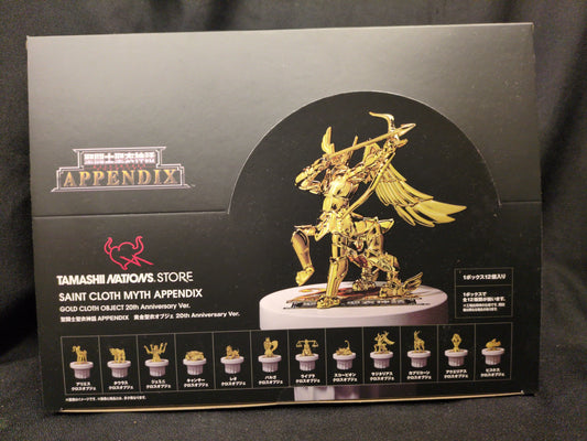 BANDAINAMCO/BANDAISPIRITS Saint Seiya Cloth Myth APPENDIX/Appendix Masami Kurumada Gold Cloth Object/20th Anniversary ver. All 12 Types Assorted set Box All 12 Types