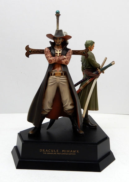 Banpresto - Ichiban Kuji ONE PIECE History of Zoro Special Edition B-Prize master and pupil figure (Zoro/Mihawk) Grandline Men