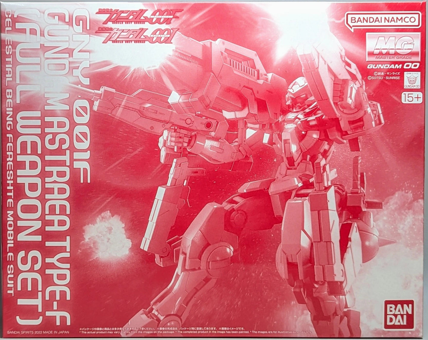 RFTERM0TOKEN MG 1/100 Mobile Suit RFTERM1TOKEN 00F RFTERM2TOKEN Astraea TYPE-F (Full Weapon Set) 15+ Notation 15+