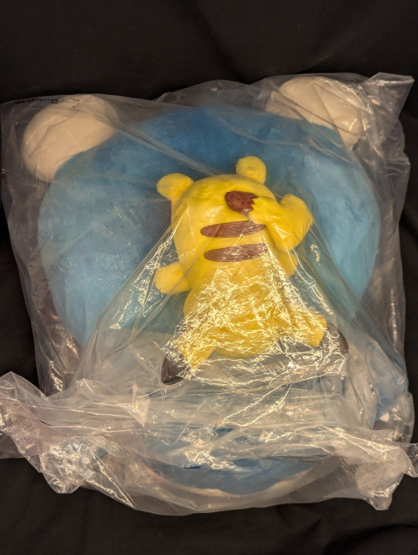 Bandai Spirits 2025 Pokemon Collection Lottery Let's Go for a Walk! B-Prize Snorlax& Pikachu Plush Toy