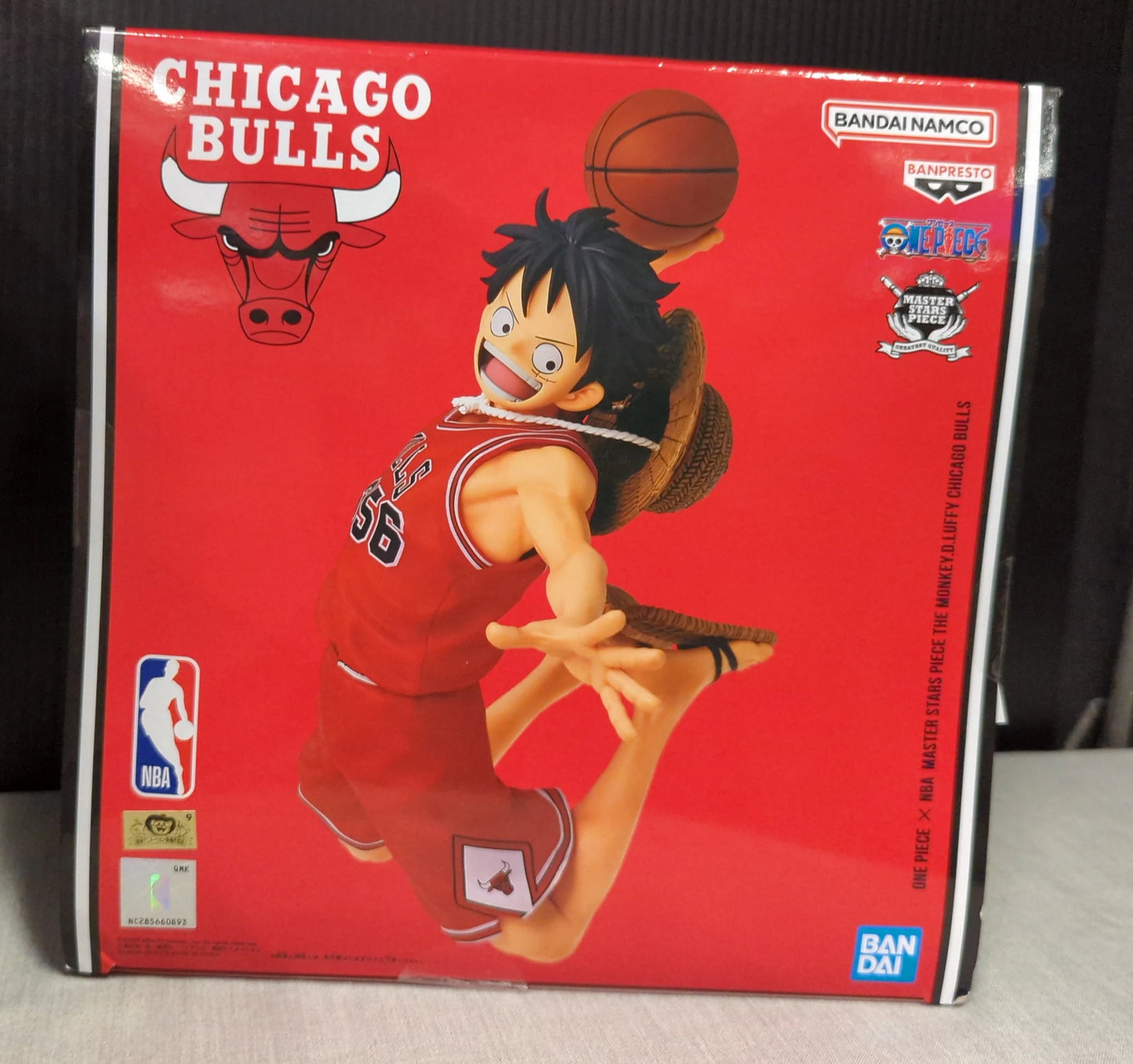 RFTERM0TOKEN ONE PIECE ×NBA MASTER STARS PIECE THE MONKEY.D.LU MONKEY.D.LUFFY CHICAGO BULLS