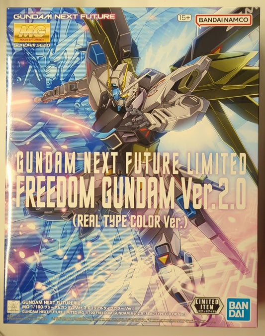 BANDAI SPIRITS MG/GUNDAM NEXT FUTURE Limited 1/100 Mobile Suit Gundam Seed Freedom Gundam Ver.2.0 (Real Type Color Ver.) LIMITED
