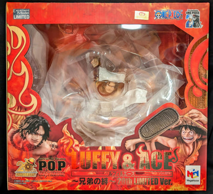 Megahouse POP NEO-MAXIMUM Luffy and Ace Brothers' Bond 20th LIMITED Ver.